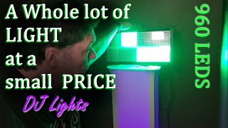 LED Strobe Light and Stage Wash 500W RGB  W 4 in 1 Multi effect light A DJ Light Review [upl. by Hudis261]