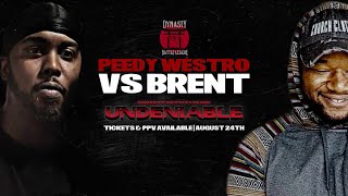 PEEDY WESTRO VS BRENT  BOTN  DYNASTY BATTLE LEAGUE [upl. by Euh]