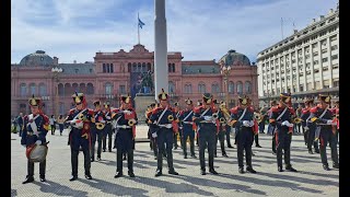 Marcha de San Lorenzo Regimiento de Granaderos a Caballo [upl. by Aridan]