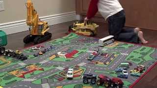 Learn Colors with 5 Street Vehicles and Assembly Fruit Wheels Flying Cars Pretend Play Toys for kids [upl. by Studdard]