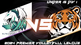 2024 Junior PVL  U15 Div 1  Elites vs Easts Round 4 [upl. by Sonahpets]