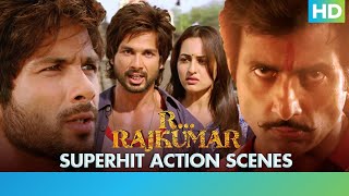 R Rajkumar  Superhit Action Scenes  Shahid Kapoor Sonakshi Sinha amp Sonu Sood  Prabhu Deva [upl. by Veda]