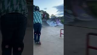 180 whip viralvideo automobile adrenaline skatepark adrenalinesports scooter fyp [upl. by Airotal]