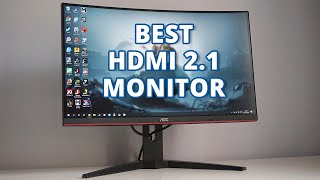 Top 5 Best Monitor with HDMI 21  Best HDMI 21 Monitor [upl. by Nnylrac]