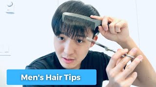 How To Thin Your Hair With Thinning Shears in 2023  Mens Hair Care [upl. by Isbel]