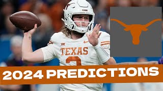 Texas Football 2024 Predictions [upl. by Nitnelav]