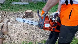 NEW Chainsaw Husqvarna 130 VS Chainsaw STIHL MS180 NEW Models 2019 [upl. by Norahc]