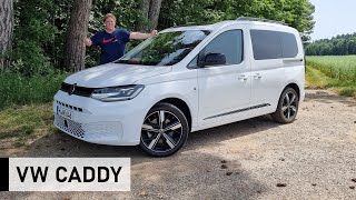 Der NEUE 2021 VW Caddy Was kann er  Review Fahrbericht Test [upl. by Ramey801]