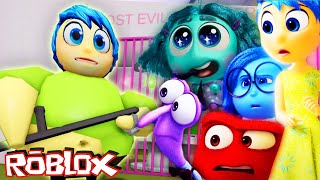 Inside Out 2 Characters ESCAPE INSIDE OUT 2 BARRYS PRISON RUN in Roblox [upl. by Lovel]