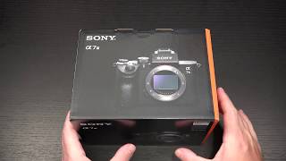 Sony A7iii Unboxing and First Look [upl. by Yehus]