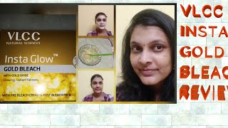 VLCC Insta Glow Gold Bleach Review and Demo  How To Use VLCC Insta Glow Gold Bleach  NETI MAHILA [upl. by Dragoon]