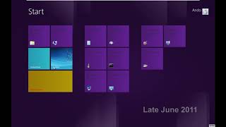 ALL INCLUDING BETAS Windows Start Screen Evolution from 2010 until its final build [upl. by Yann]