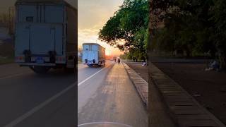 Sunset on the way back roadtrip automobile nature adventure travel viralvideo viralshorts [upl. by Ahsac234]