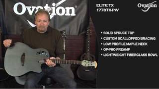 Ovation Guitars New TX Series Features [upl. by Liban42]