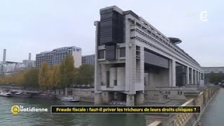 Fraude fiscale  fautil priver les tricheurs de leurs droits civiques [upl. by Nirtiac]