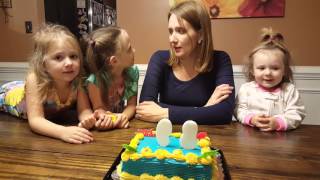 Kids sing Happy Birthday to mommy [upl. by Harald]