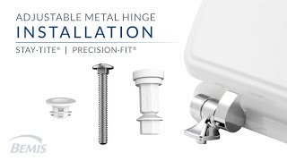 Installation Adjustable Metal Hinges that Never Loosen Guaranteed [upl. by Rebme]