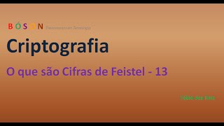 Criptografia  O que são Cifras de Feistel  13 [upl. by Anilatsyrc]