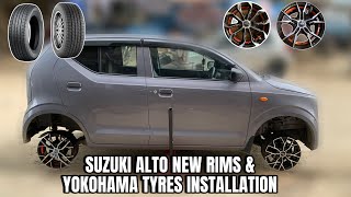 New Look In Suzuki Alto 2024  Yokohama Tyres 17570R13 amp New Alloy Wheels Upgrade Latest Price 2024 [upl. by Swagerty]