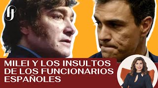 Los insultos contra Milei milei pedrosánchez insultos patriciajaniot [upl. by Silvana]