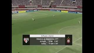 FIFA 08 PC São Paulo 1x0 Corinthians Narração Nivaldo Pietro e PVC [upl. by Verina685]