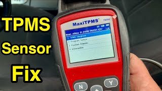 How to replace amp reprogram TMPS sensors using MaxiTPMS tool Tire Pressure Monitoring System relearn [upl. by Gnem]