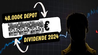 So viel Dividende zahlt mir mein 48000€ Portfolio 2024  Dividendenausblick als 24 jähriger Beamter [upl. by Charlie]