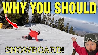 Why you should learn to snowboard [upl. by Sucerdor]