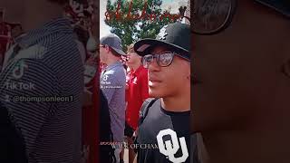 Oklahoma Sooners WALK OF CHAMPIONS [upl. by Newnorb]