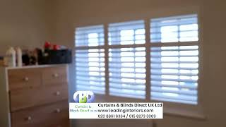 Shutters with Roller Blinds  wwwleadinginteriorscom Caddington Luton Barnfield Place Berkhamsted [upl. by Wendeline]