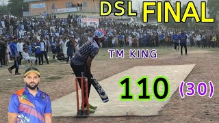 DSL FINALTM👈😎TAMOUR MIRZANEED 110 RUNS IN 30 BALLSDSL FINAL MATCHTM BEST BATTING👑👈😎💯 [upl. by Phia]