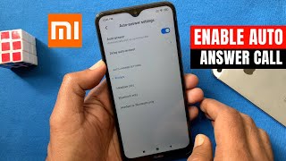 How to Enable Auto Answer Call in Redmi 8  Automatically Pickup Incoming Calls [upl. by Durante]