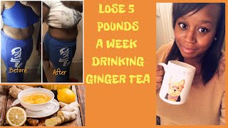 Lose weight and belly fat fast drinking Ginger tea [upl. by Nolita]