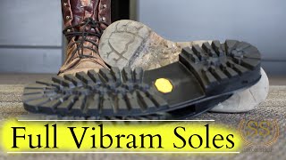 Work Boots Full Restoration  Full Vibram Soles [upl. by Austin]