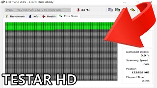 Como Baixar e Instalar e Usar o HD TUNE Tutorial Completo e Atualizado [upl. by Leiser928]