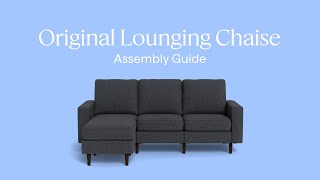 EN Original Lounging Chaise  Assembly Guide [upl. by Sonitnatsnok680]