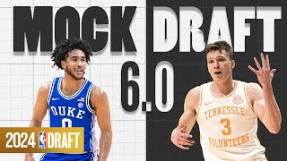 2024 NBA Mock Draft 60  The First Round [upl. by Amii846]