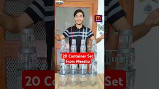 20 Container Set Maine Liye Meesho Se  kitchen container set meeshofinds [upl. by Hitt]