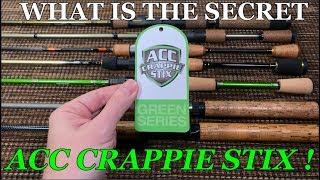 ACC CRAPPIE STIX  Crappie Rod Review [upl. by Aremus]