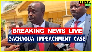 LIVE HIGH COURT  Rigathi Gachagua LAWYERS Breathing Fire over impeachment case amp Kindiki Nomination [upl. by Atalya]