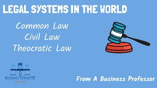 Legal System in the World  International Business  From A Business Professor [upl. by Navlys860]