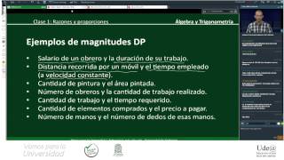 Matemáticas clase 1 Felipe Obando 10 am Razones y proporciones [upl. by Akcimat46]