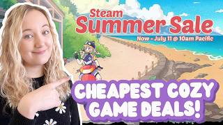 BEST Cozy Game Deals in Steam Summer Sale 2024 [upl. by Allez]