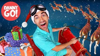 Dannys Sleigh Ride Adventure 🦌🛷❄️ Christmas Brain Break Dance  Danny Go Holiday Songs for Kids [upl. by Rodger]