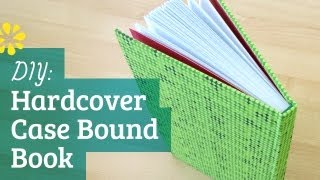 DIY Hardcover Book  Case Bookbinding Tutorial  Sea Lemon [upl. by Bilbe455]