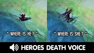 Mobile Legends  107 Heroes Deth Voices and Quotes [upl. by Azar]