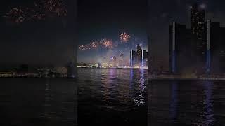 canada ontario windsor fireworks [upl. by Ariahay]