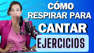 Ejercicios de respiración para cantar CÓMO CANTAR CON EL DIAFRAGMA Curso de canto Natalia Bliss [upl. by Jonina]