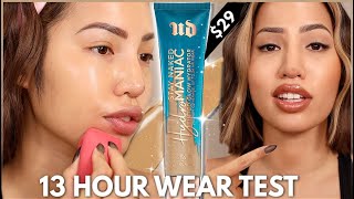 BRAND NEW URBAN DECAY HYDROMANIAC TINTED HYDRATOR  WEAR TEST REVIEW [upl. by Solrac]