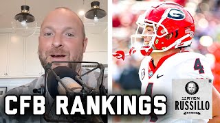 Top 12 College Football Teams Right Now  The Ryen Russillo Podcast [upl. by Mendelsohn]